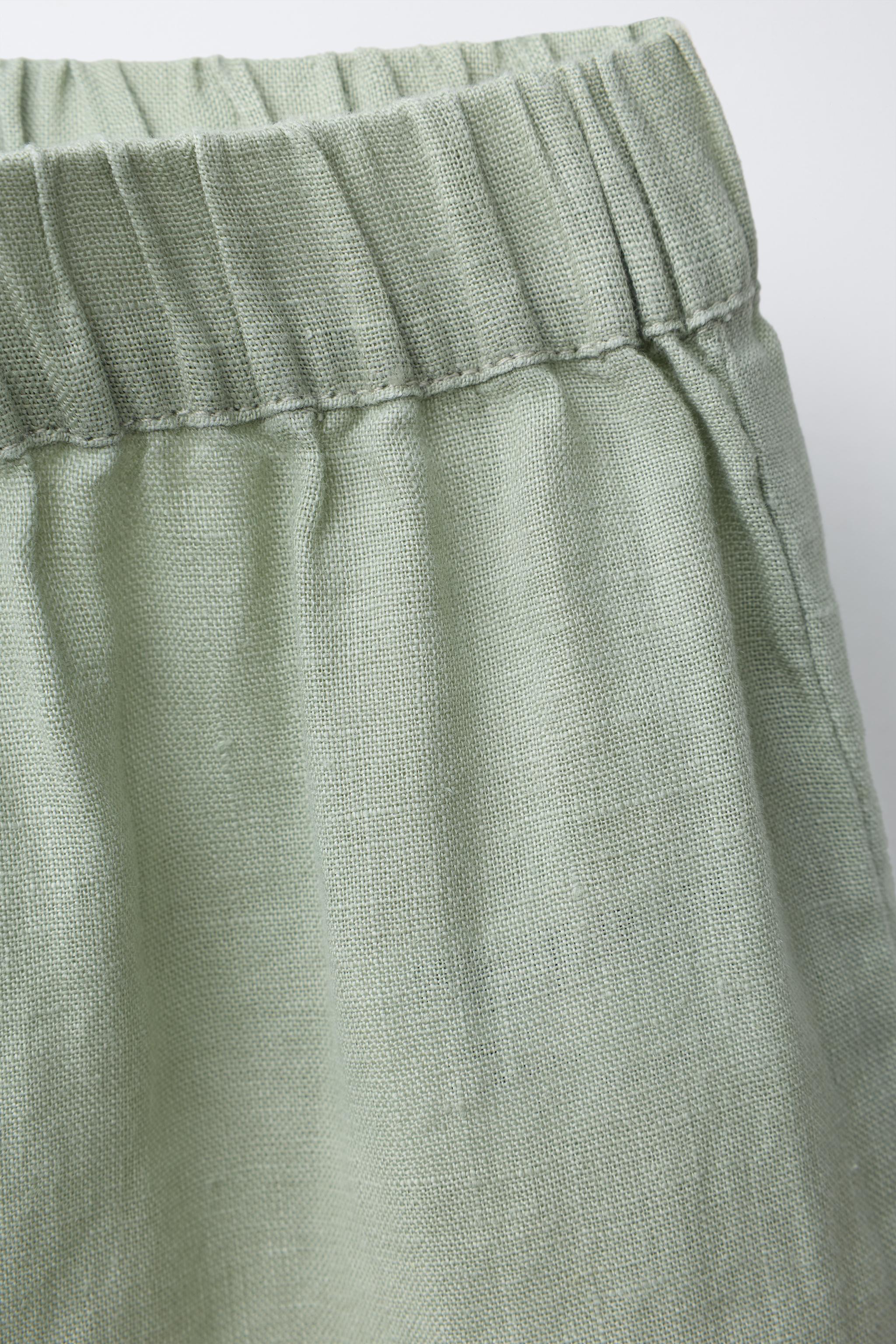 JUPE-CULOTTE 100% LIN